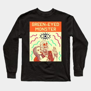 Green-eyed monster - bright version Long Sleeve T-Shirt